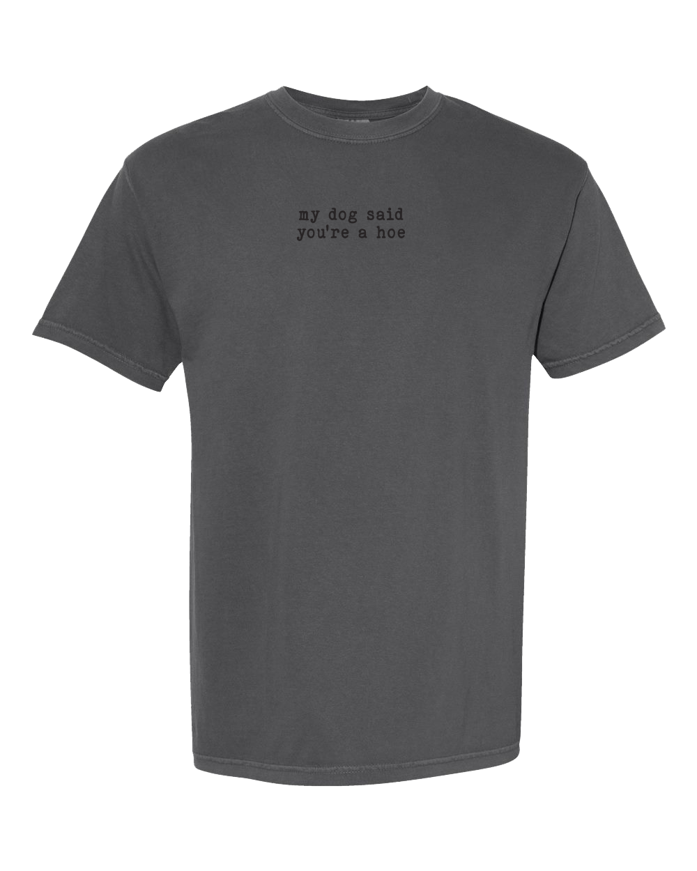 My Dog Said You're a Hoe - Short Sleeve Tshirt