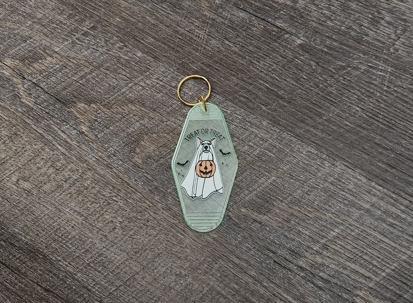 Ghost Doggo - Keychain