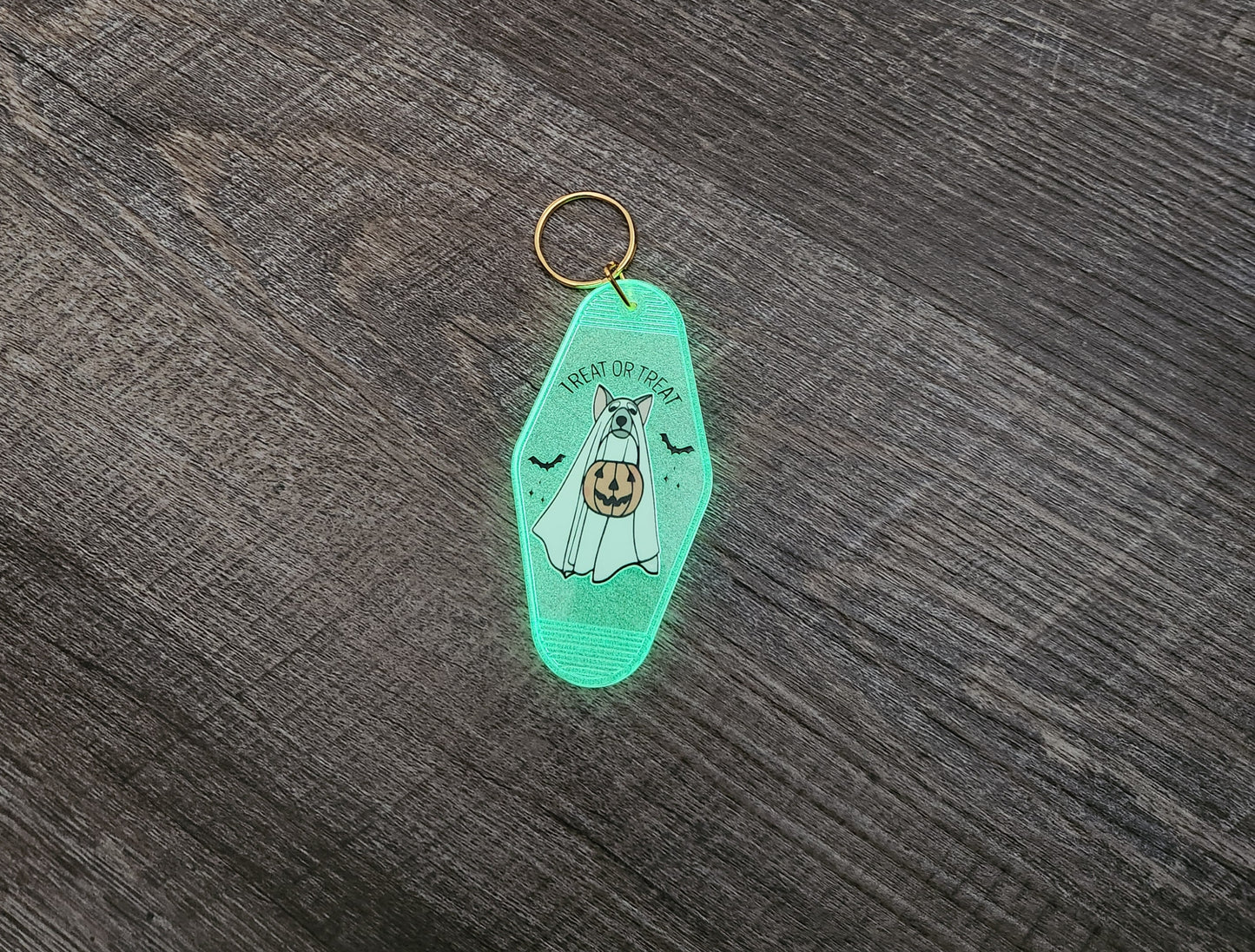 Ghost Doggo - Keychain