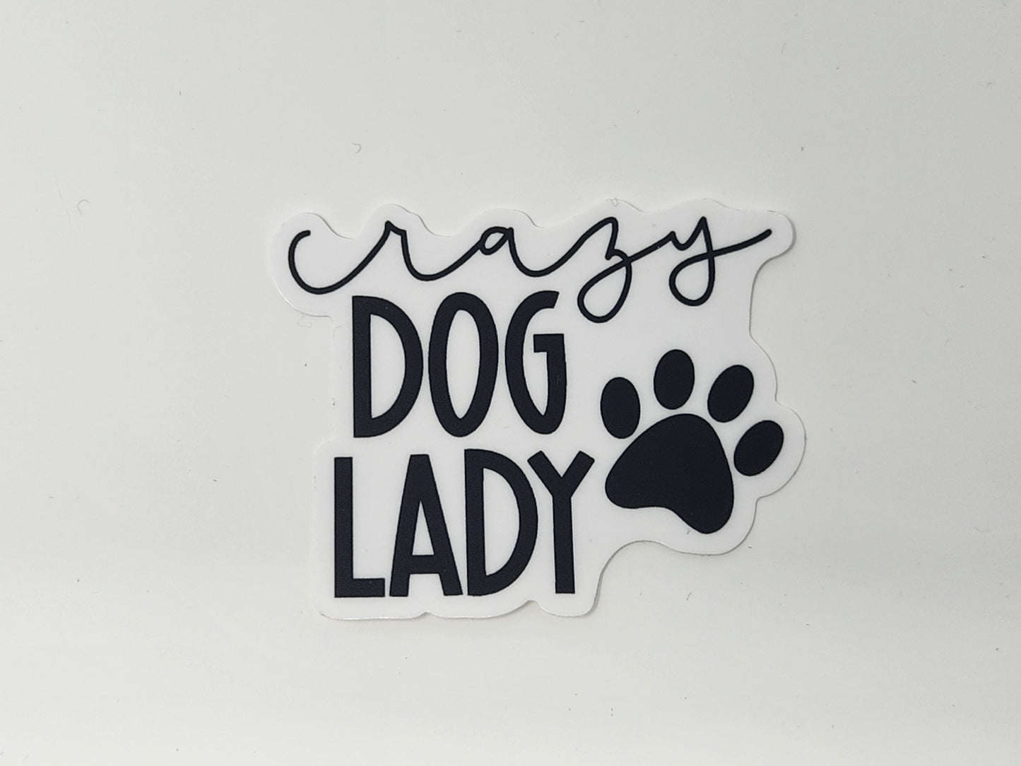 Crazy Dog Mom Sticker