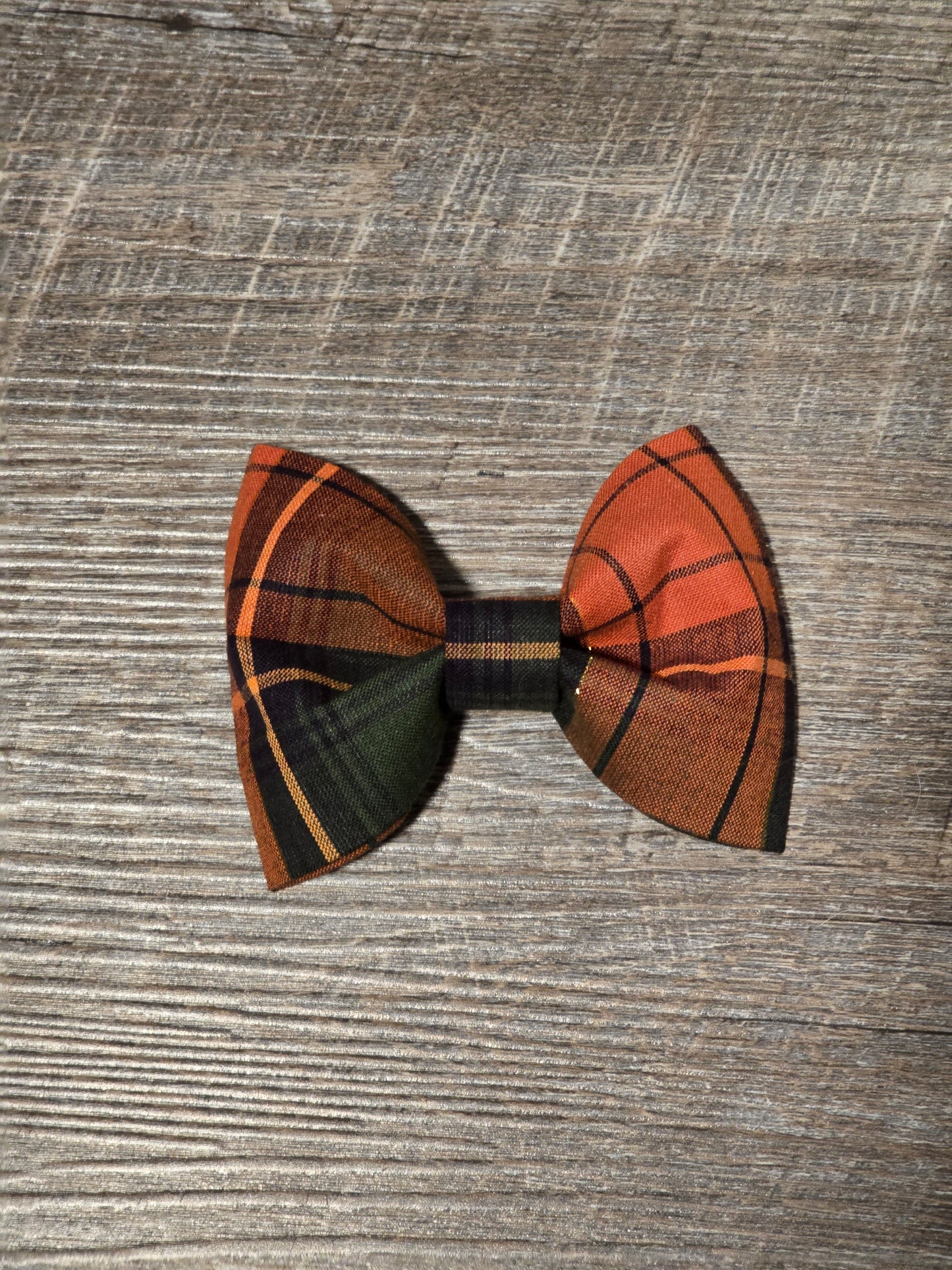 Green Fall Plaid - Bow Tie