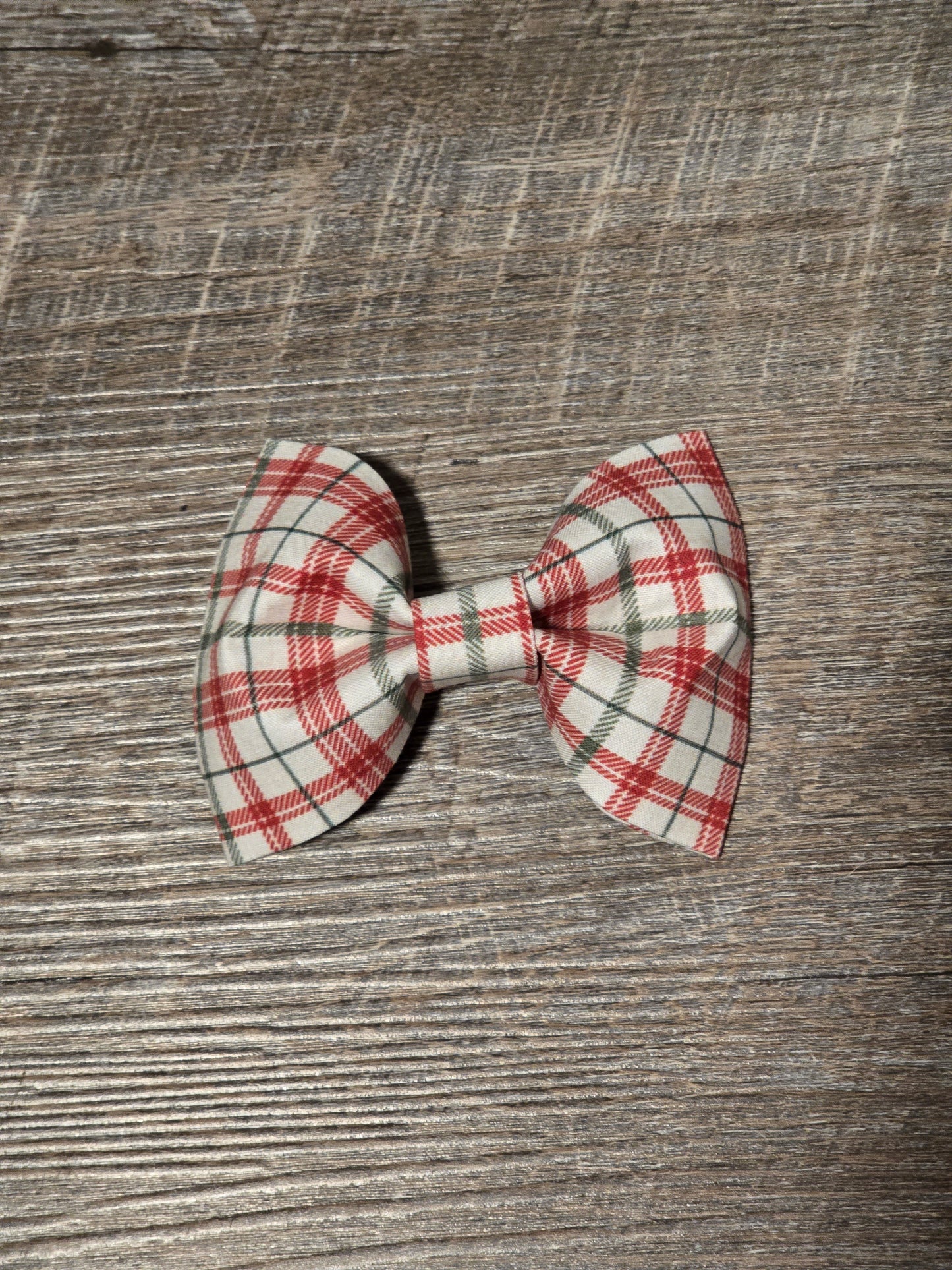 Red Christmas Plaid - Bow Tie