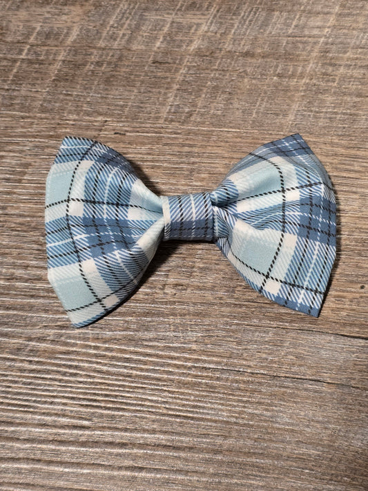 Blue Plaid - Bow Tie