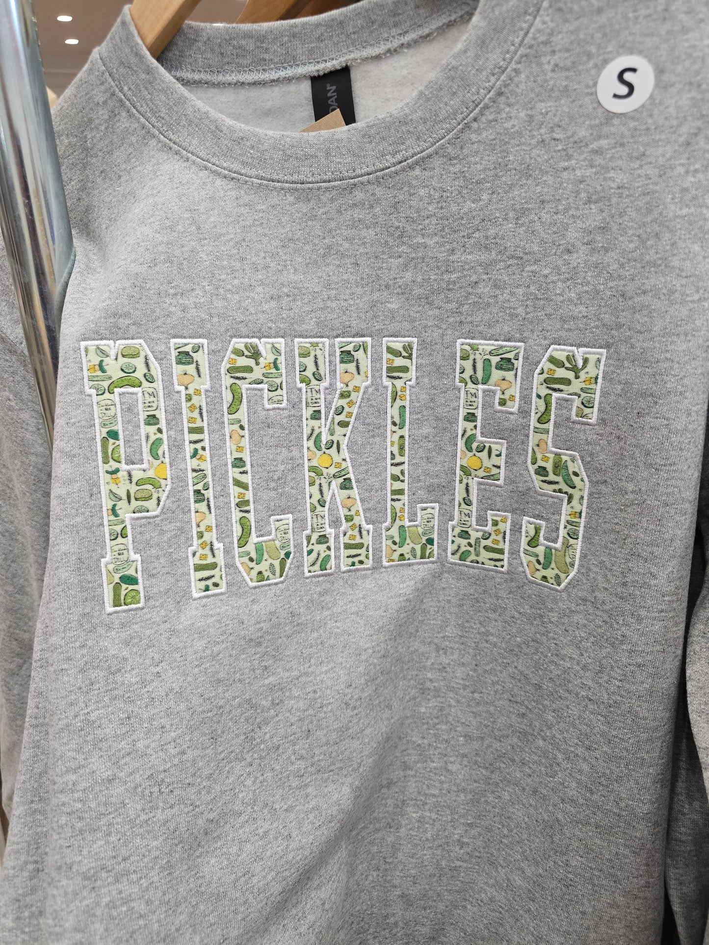 Pickles Applique - Embroidered Crew