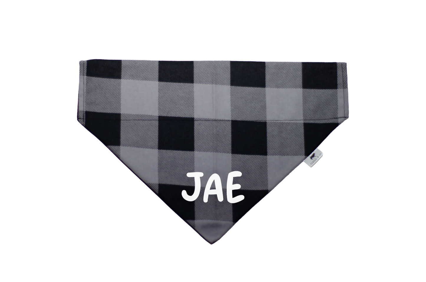 Shadow Check - Over the Collar Doggie Bandana