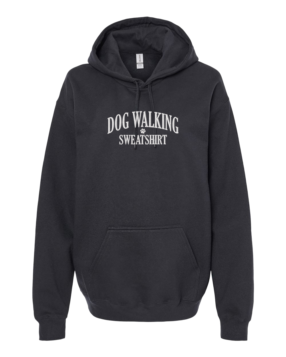 Dog Walking Sweatshirt - Embroidered Hoodie
