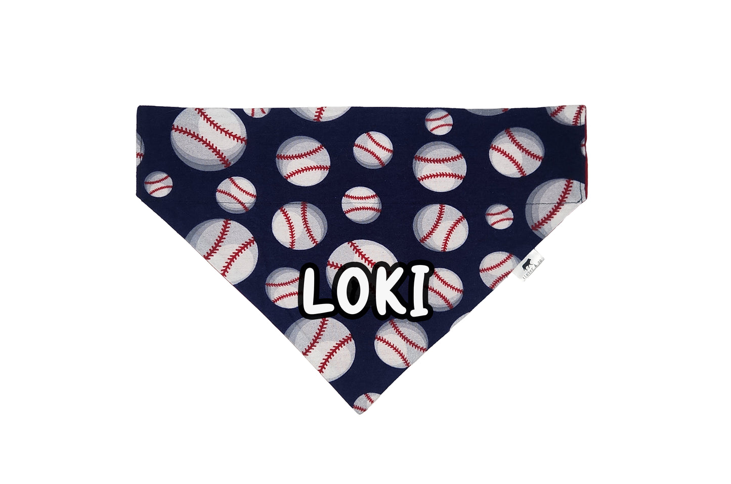 Baseball - Over the Collar Doggie Bandana
