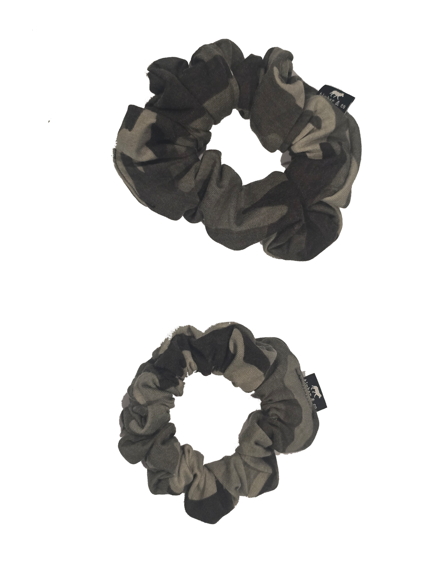 Camo Knit Scrunchie