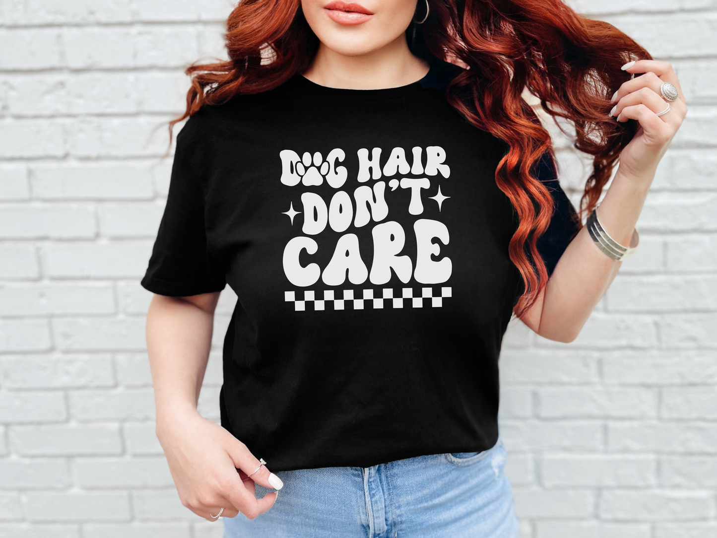 Dog Hair Don't Care - Short Sleeve Tshirt