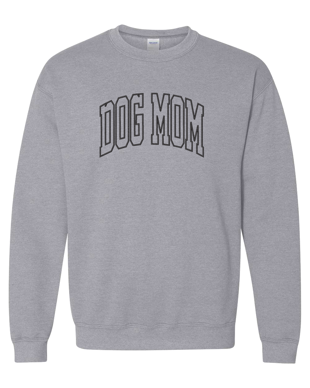 Dog Mom - Embroidered Crew