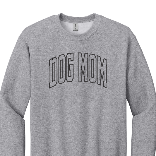 Dog Mom - Embroidered Crew