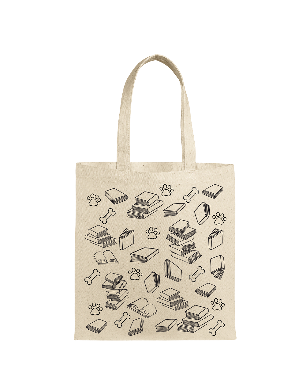 Books & Dogs - Tote Bag