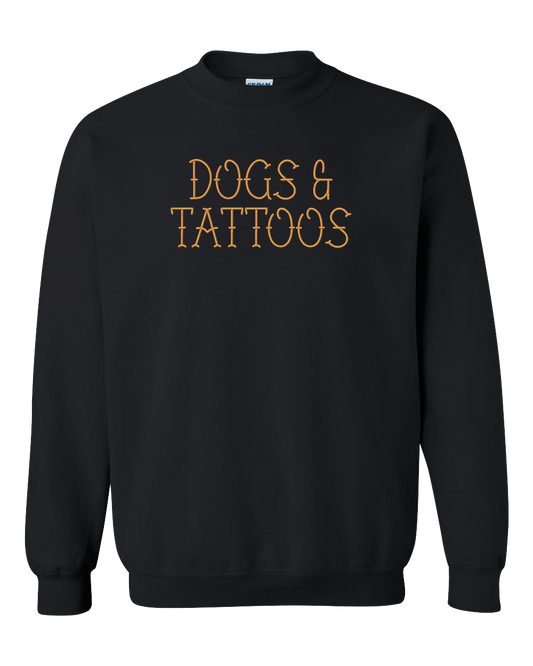 Dogs & Tattoos - Embroidered Crew