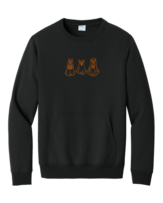 Ghost Dogs - Embroidered Pocket Crew