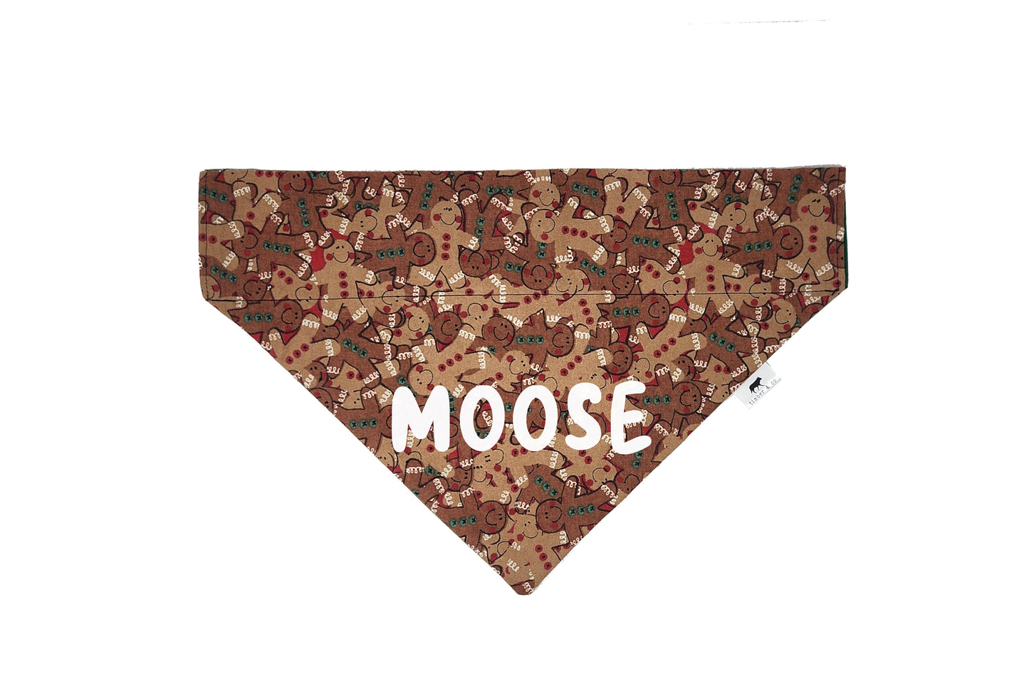 Gingerbread - Over the Collar Doggie Bandana