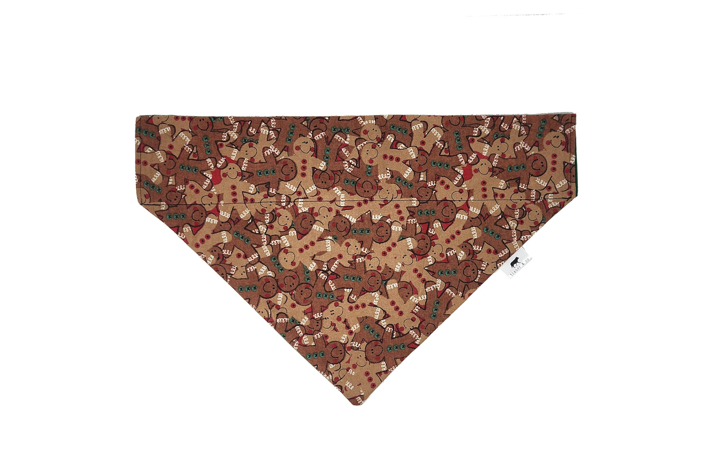 Gingerbread - Over the Collar Doggie Bandana