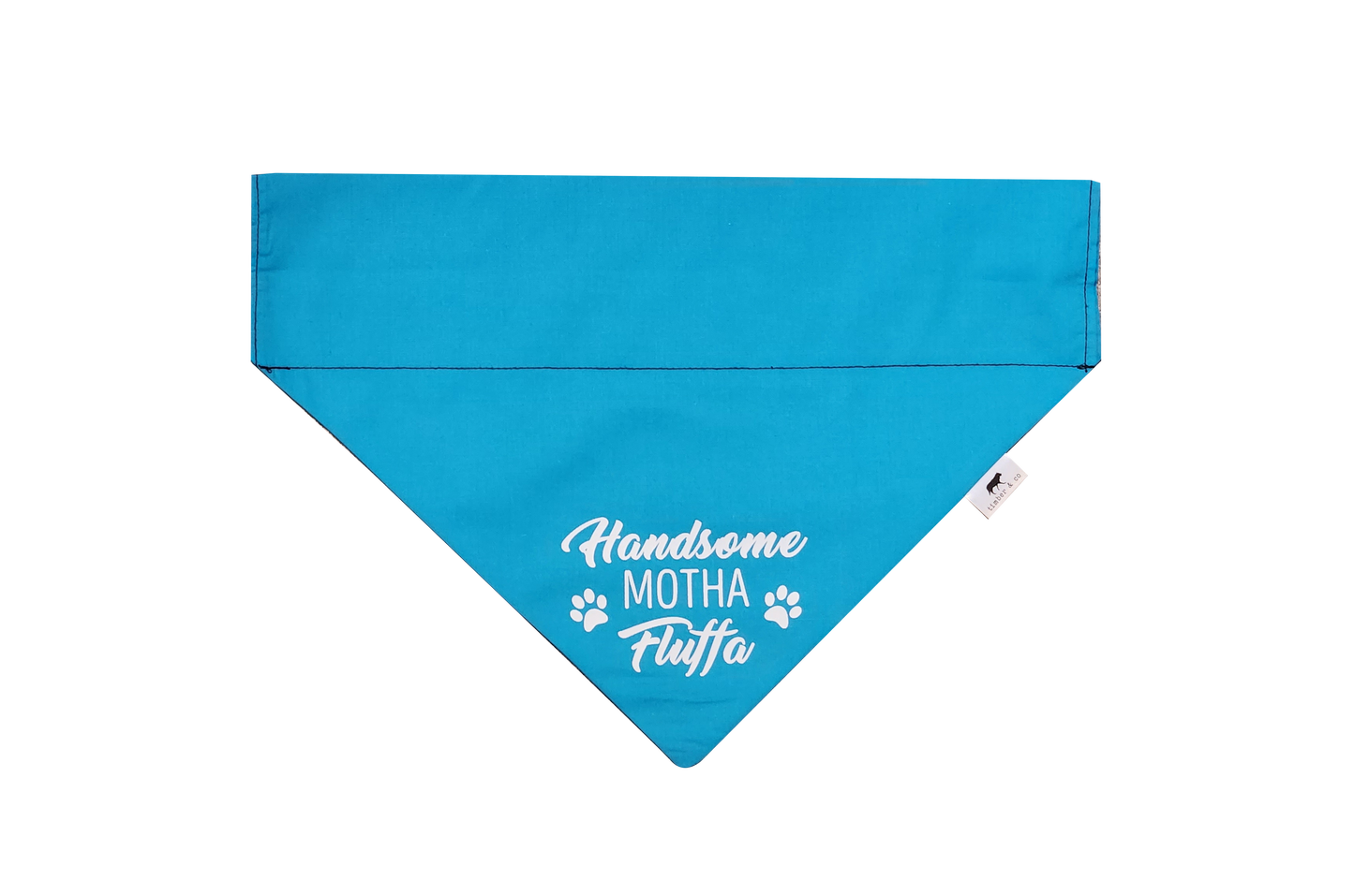 Handsome Motha Fluffa - Over the Collar Doggie Bandana