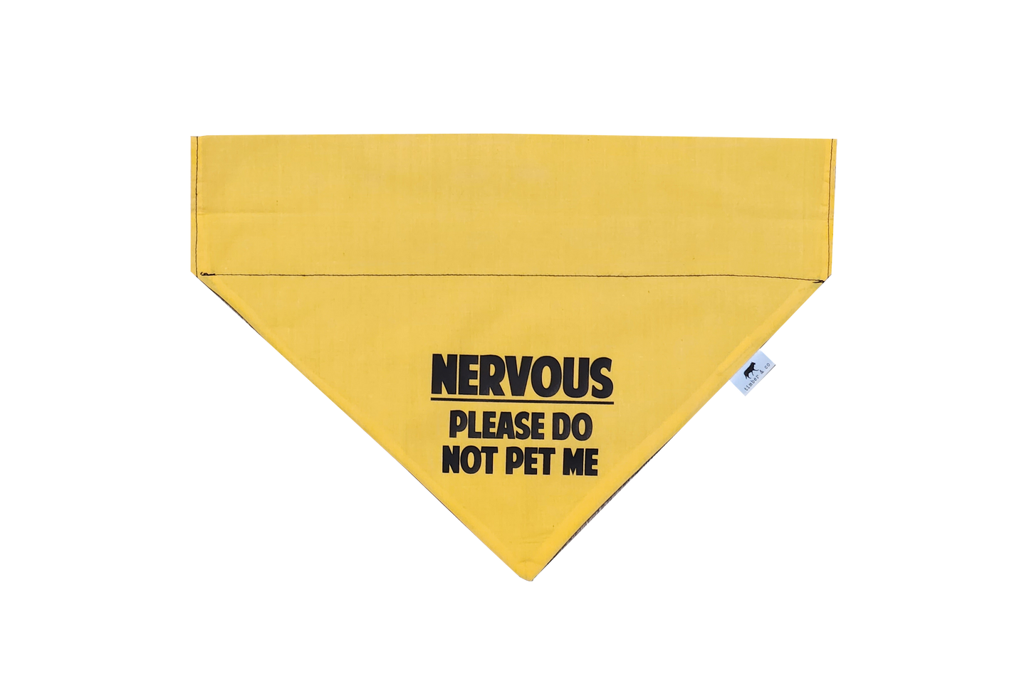 Nervous Please Do Not Pet Me - Over the Collar Doggie Bandana