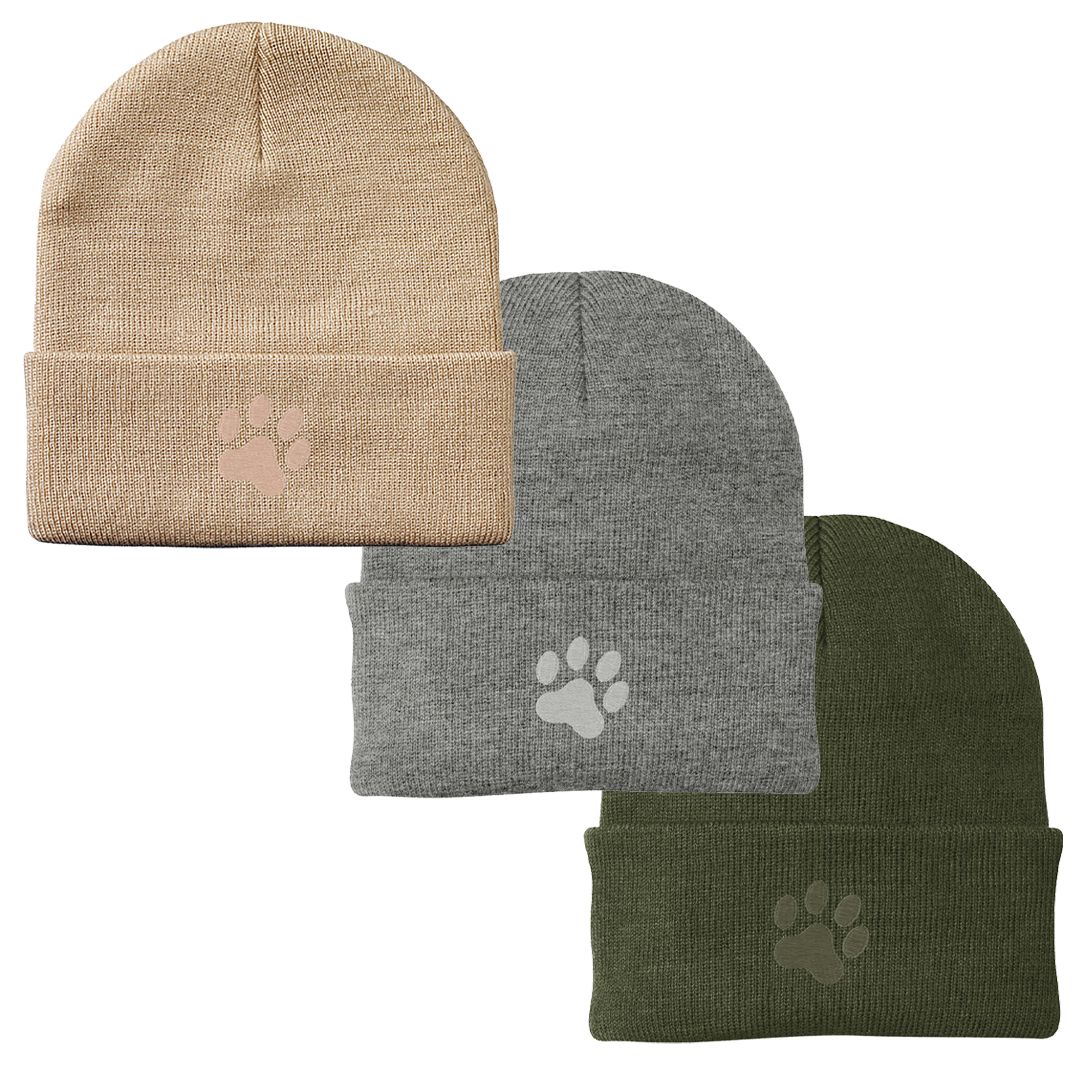 Dog Paw Beanie