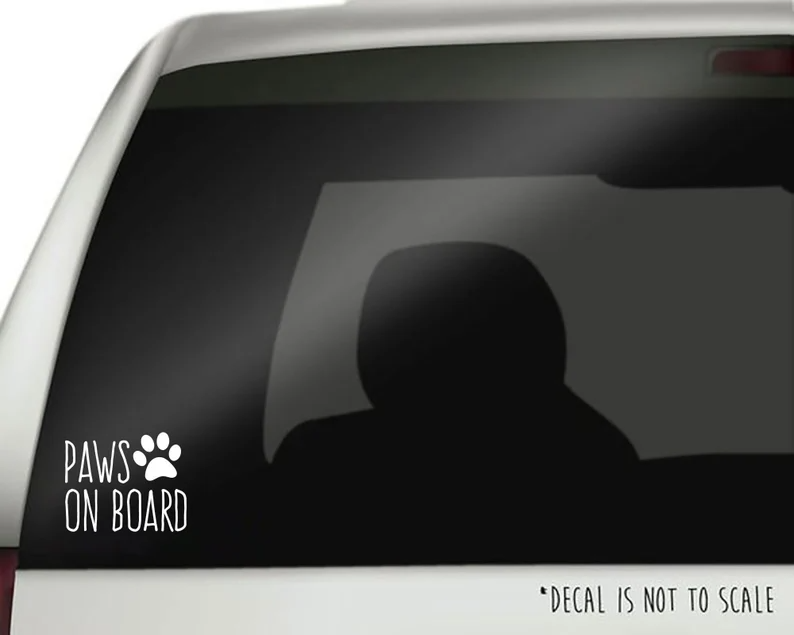 Paws on Board - Decal