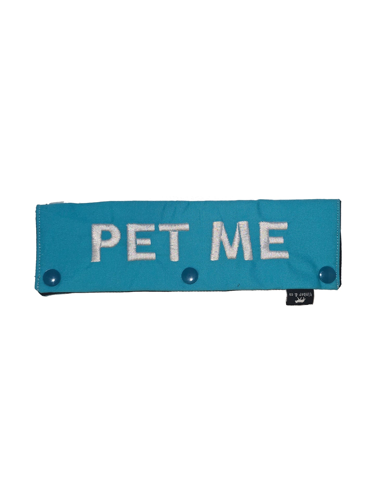 Pet Me Embroidered Dog Leash Wrap