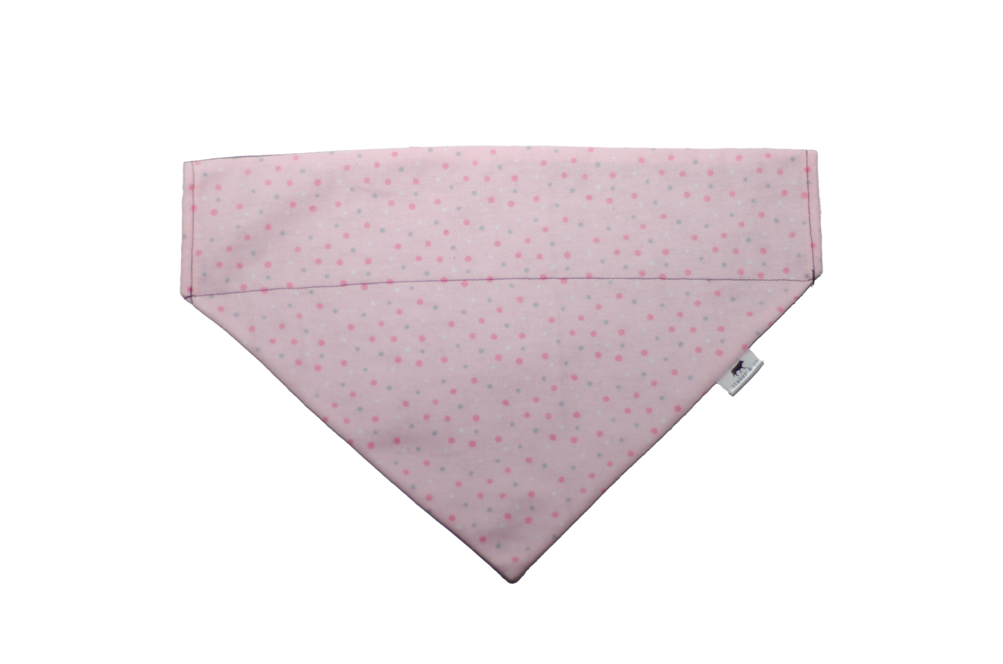 Pink Polka - Over the Collar Doggie Bandana