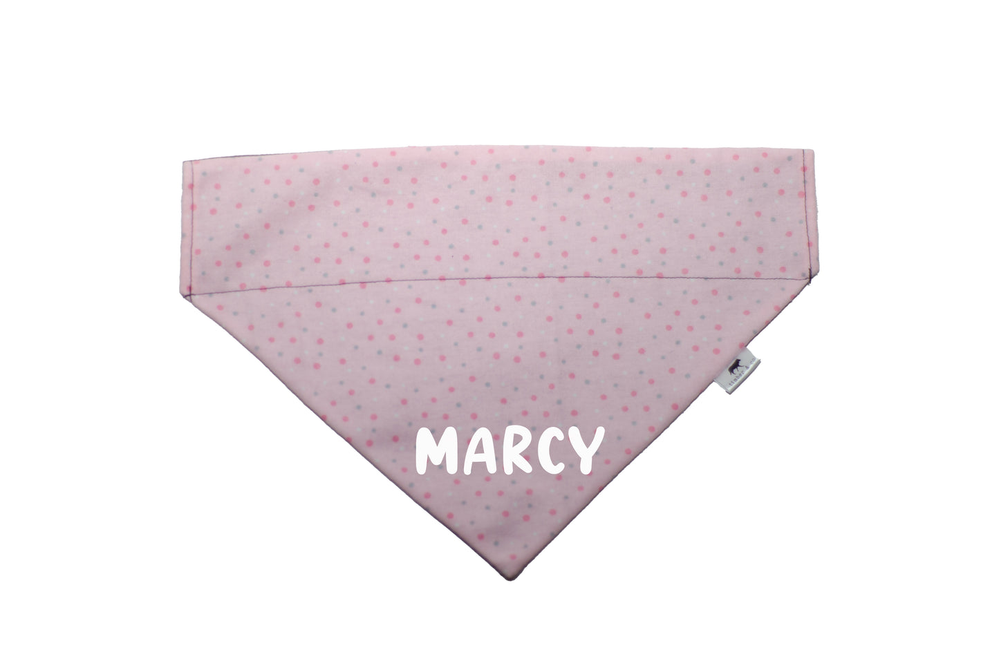 Pink Polka - Over the Collar Doggie Bandana