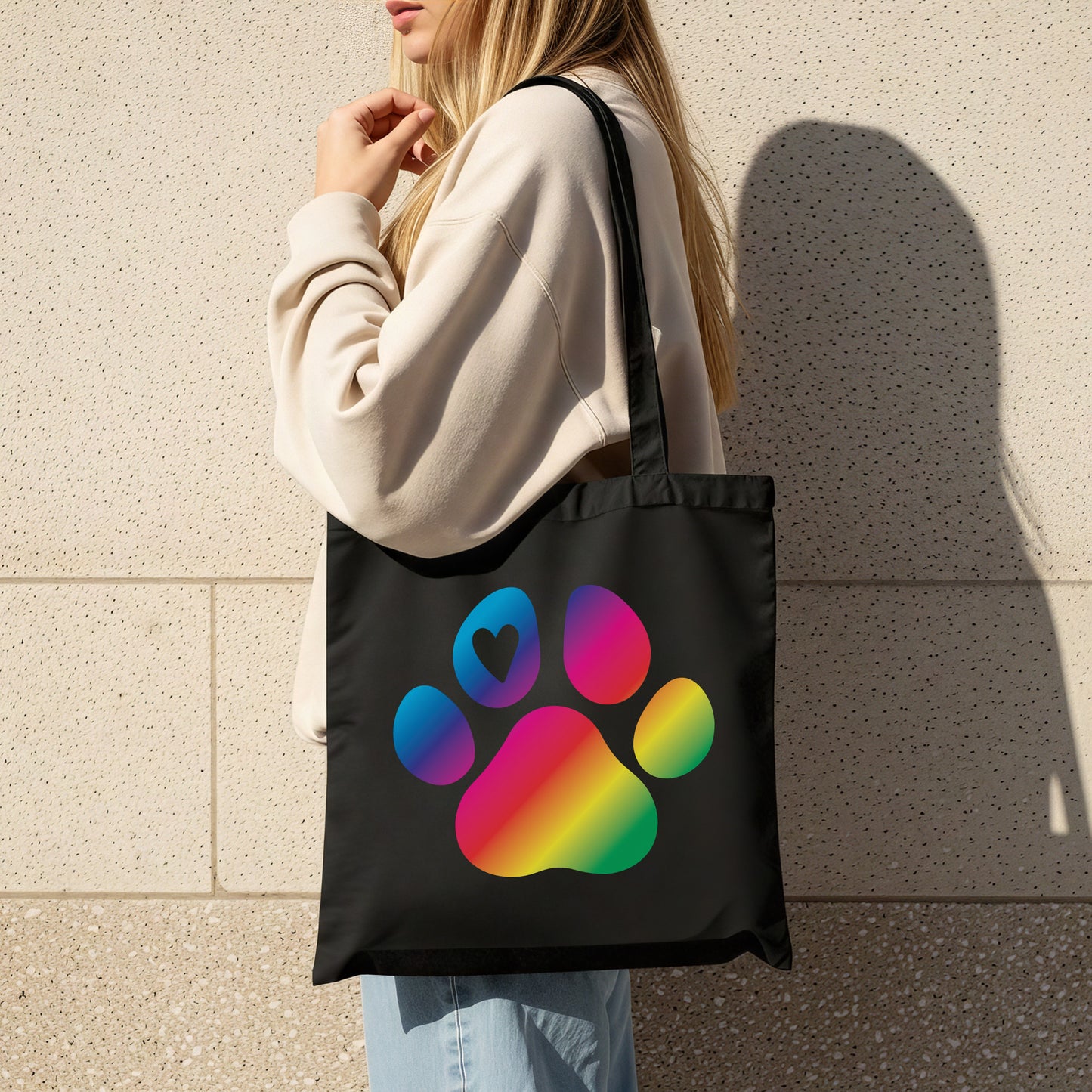 Pride Paw Print - Tote Bag