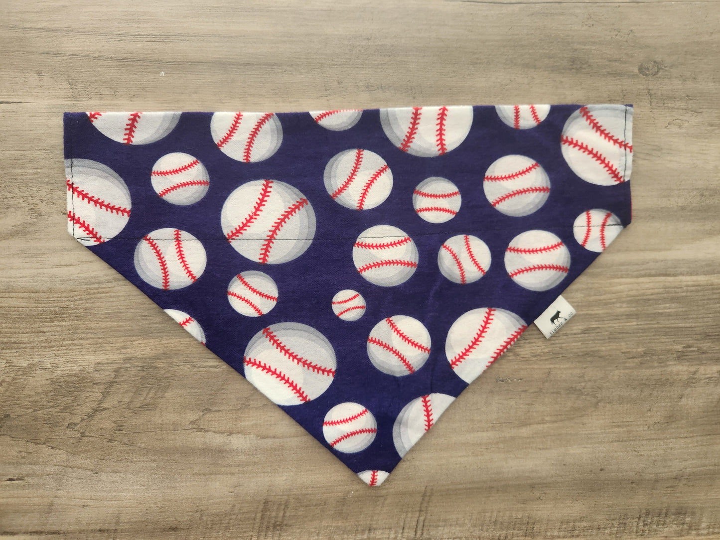 Baseball - Over the Collar Doggie Bandana