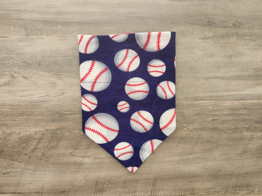 Baseball - Over the Collar Doggie Bandana