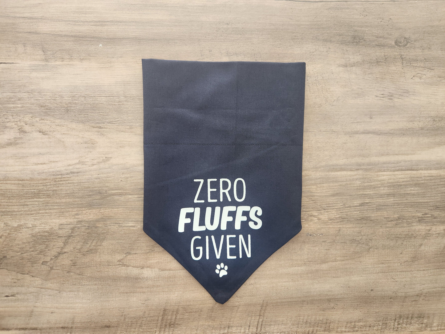 Zero Fluffs Given - Over the Collar Doggie Bandana