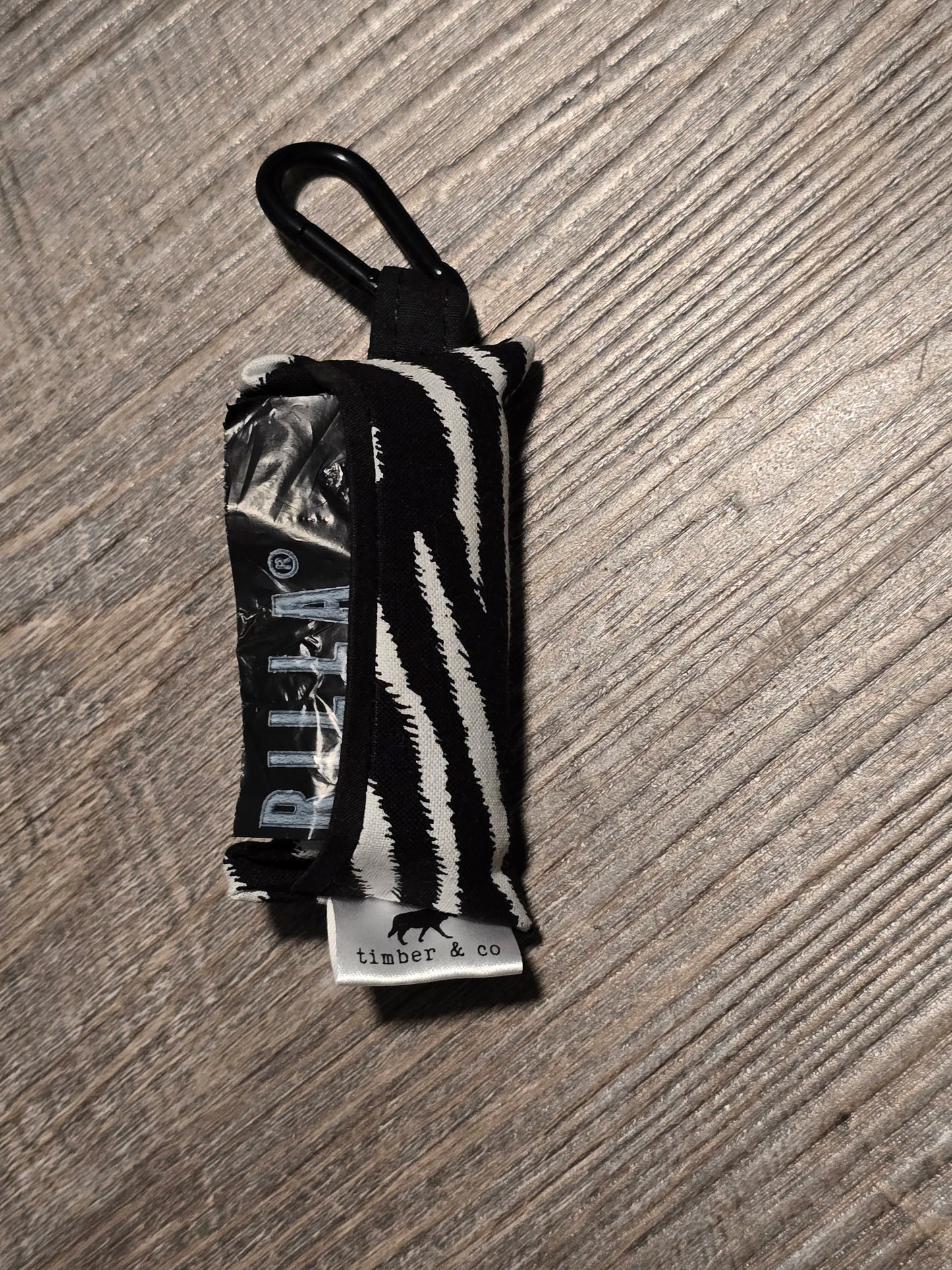 Zebra Poop Bag Holder