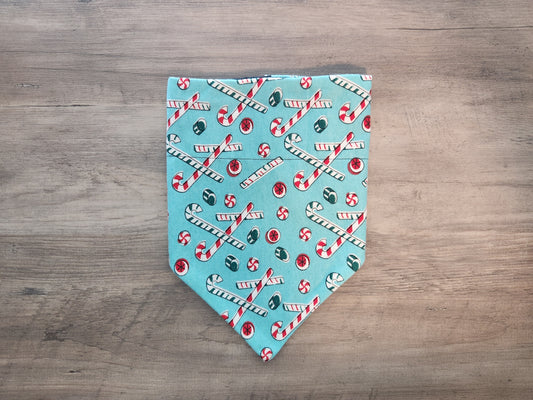 Holiday Candies - Christmas Over the Collar Doggie Bandana