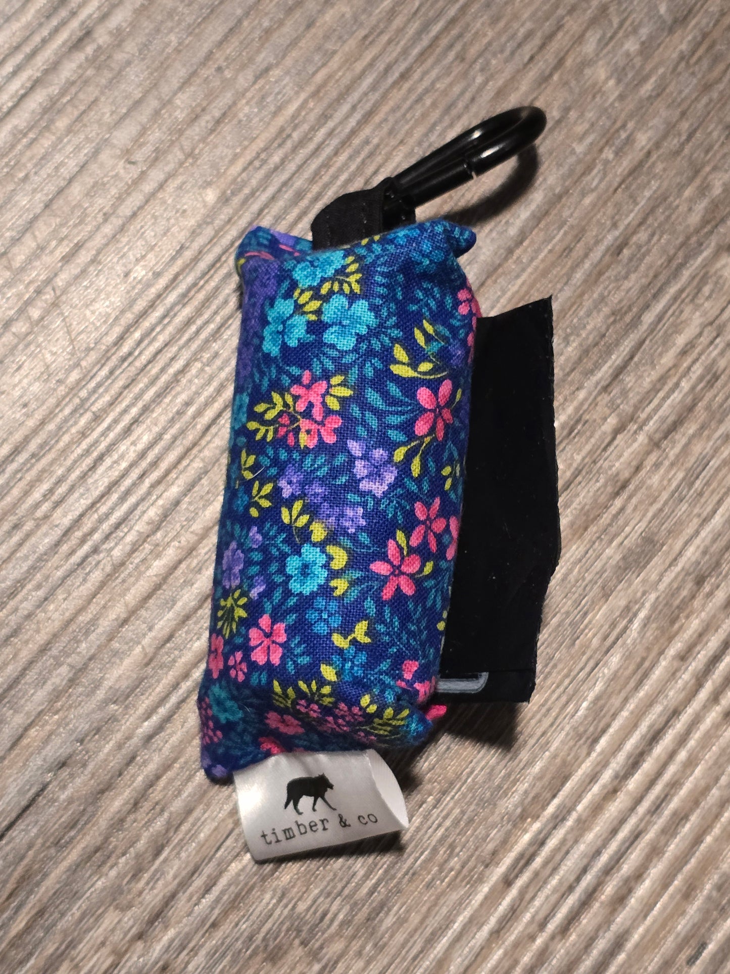 Bright Floral Poop Bag Holder