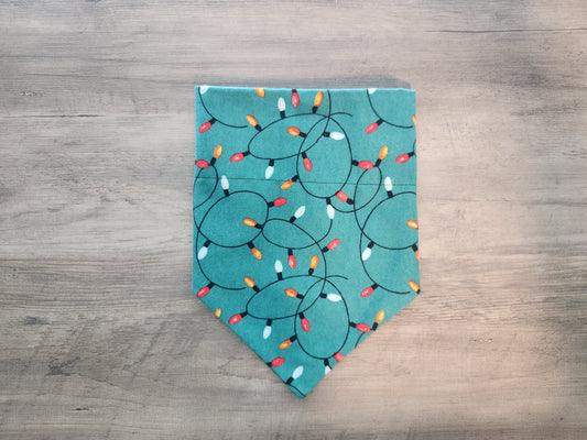 Holiday Lights - Christmas Over the Collar Doggie Bandana
