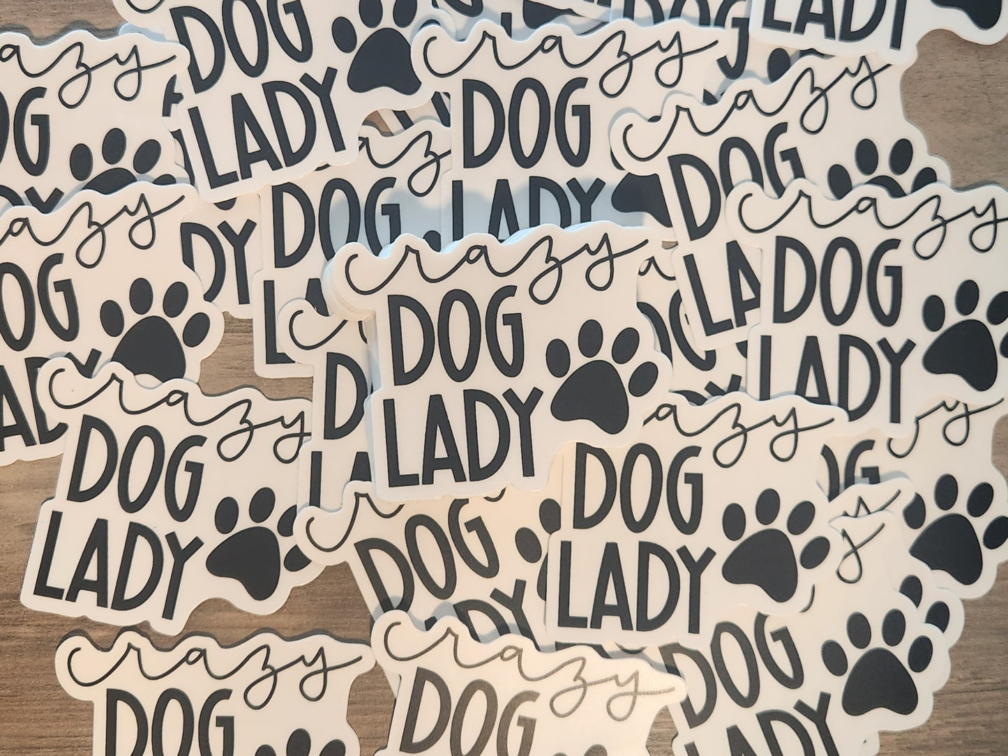 Crazy Dog Mom Sticker