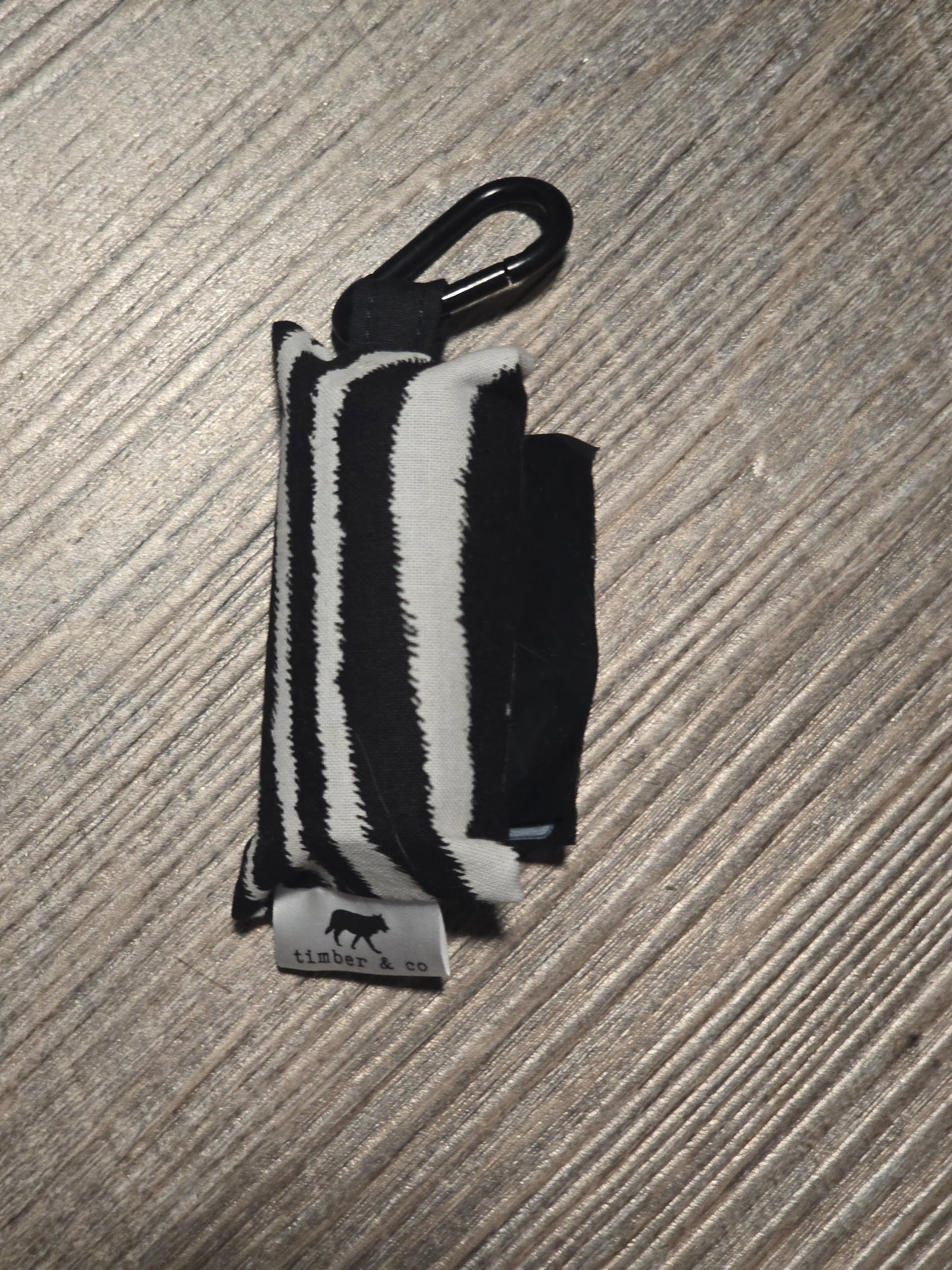 Zebra Poop Bag Holder