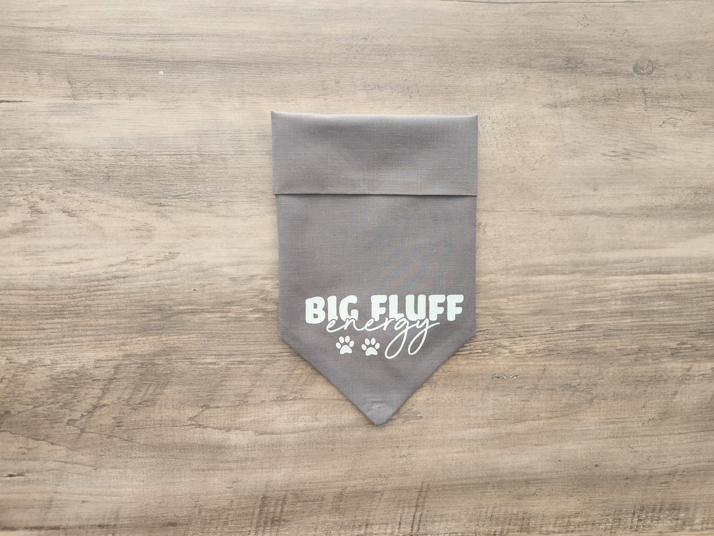 Big Fluff Energy - Over the Collar Doggie Bandana
