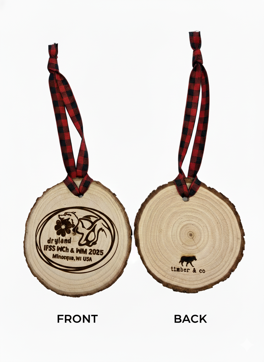 Event Wood Laser Engraved Ornament