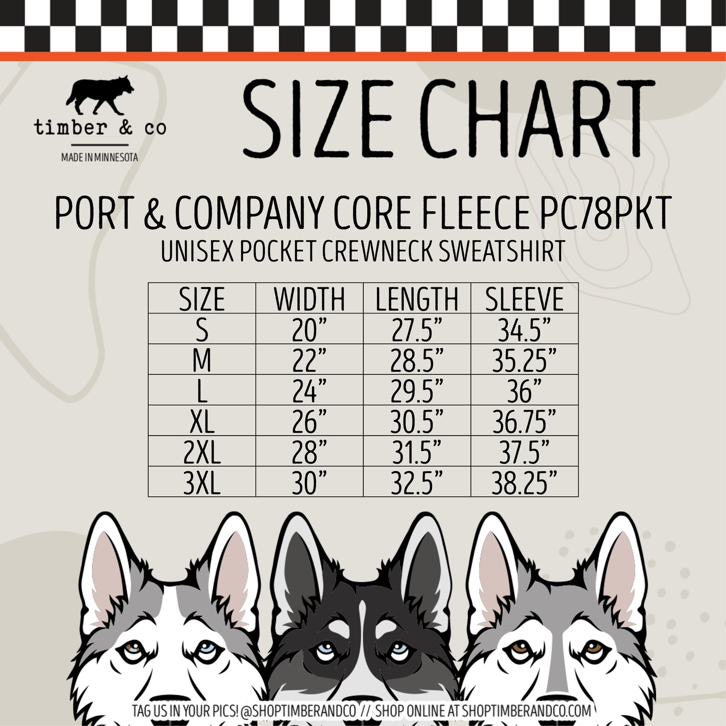 Dog Walking Embroidered Pocket Crewneck Sweatshirt