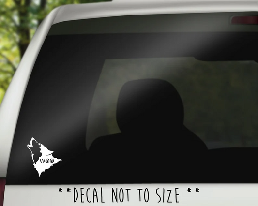 Woo - Husky Howl - Decal
