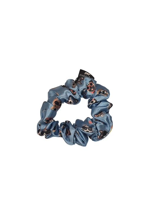 Dogs in Shades Satin Scrunchie