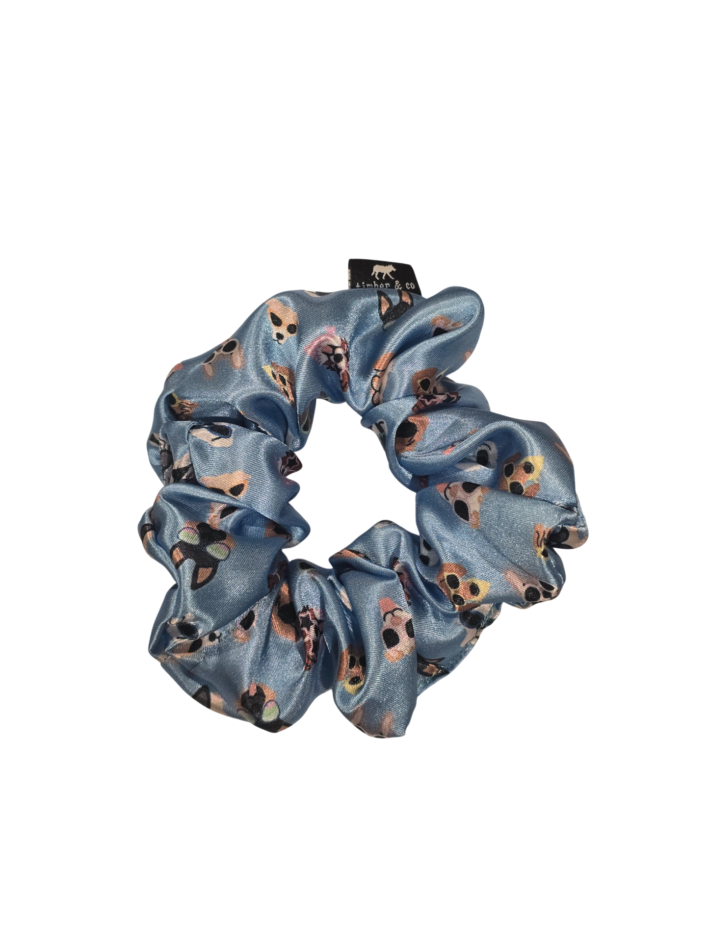 Dogs in Shades Satin Scrunchie