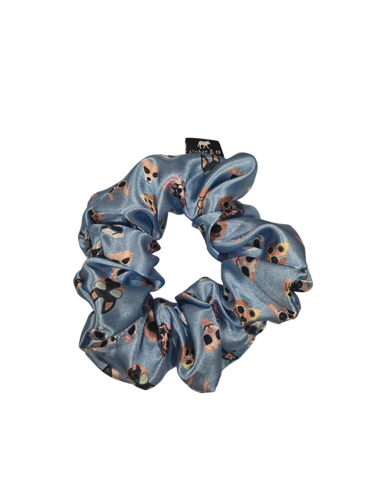 Dogs in Shades Satin Scrunchie