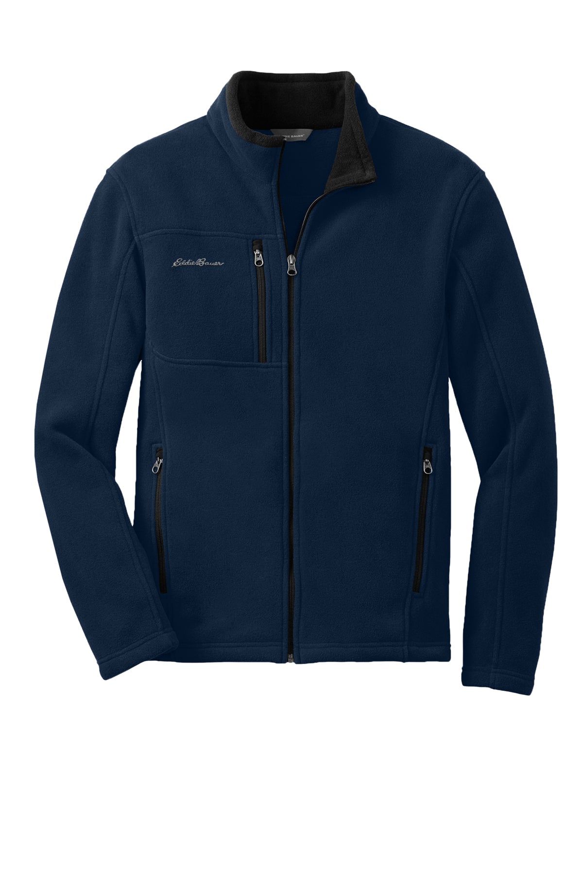 Custom Embroidered Dog Breed Full-Zip Fleece Jacket Personalized Pet Gift Warm Casual Outerwear for Dog Lovers