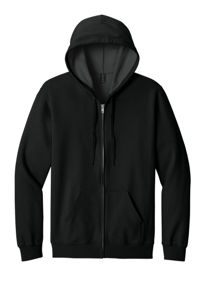Gildan Softstyle Full-Zip Hoodie Custom Embroidered With Dog Breed Personalized Pet Lover Sweatshirt