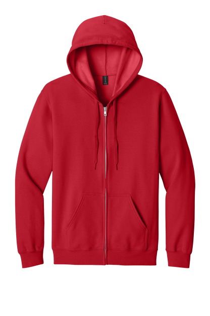 Gildan Softstyle Full-Zip Hoodie Custom Embroidered With Dog Breed Personalized Pet Lover Sweatshirt