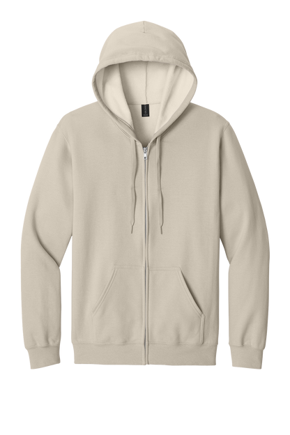 Gildan Softstyle Full-Zip Hoodie Custom Embroidered With Dog Breed Personalized Pet Lover Sweatshirt