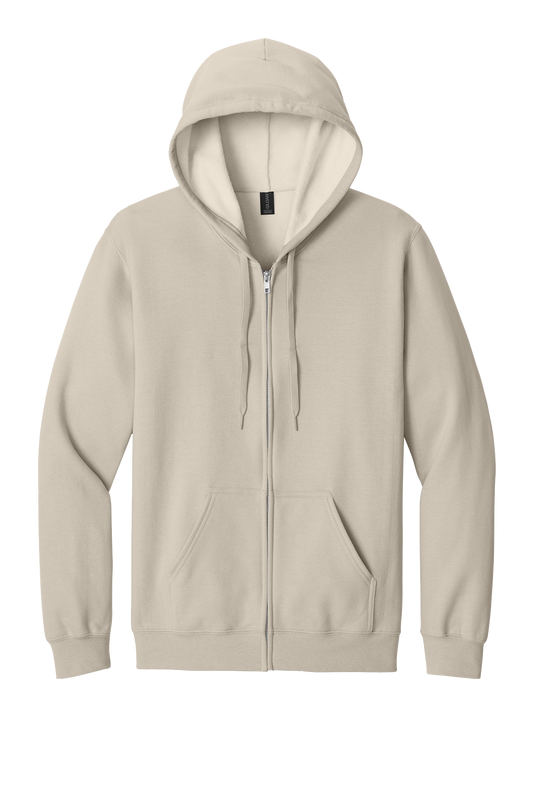 Gildan Softstyle Full-Zip Hoodie Custom Embroidered With Dog Breed Personalized Pet Lover Sweatshirt