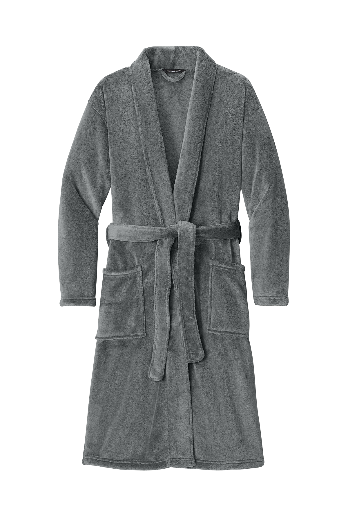 Plush Microfleece Shawl Collar Robe Custom Embroidered With Dog Breed Personalized Pet Lover Gift